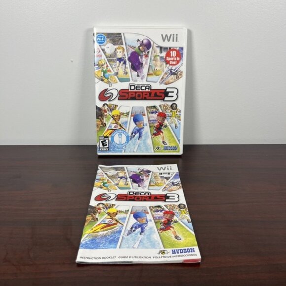 Other - Deca Sports 3 (Nintendo Wii, 2010) CiB With Manual Tested Video Game